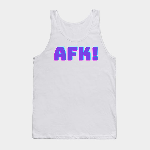 AFK T-shirt Tank Top by Path